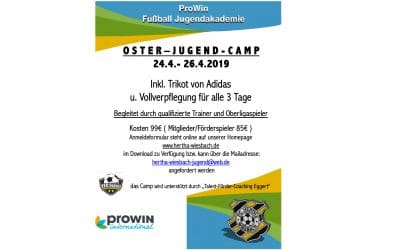 proWIN-Oster-Jugendcamp 2019